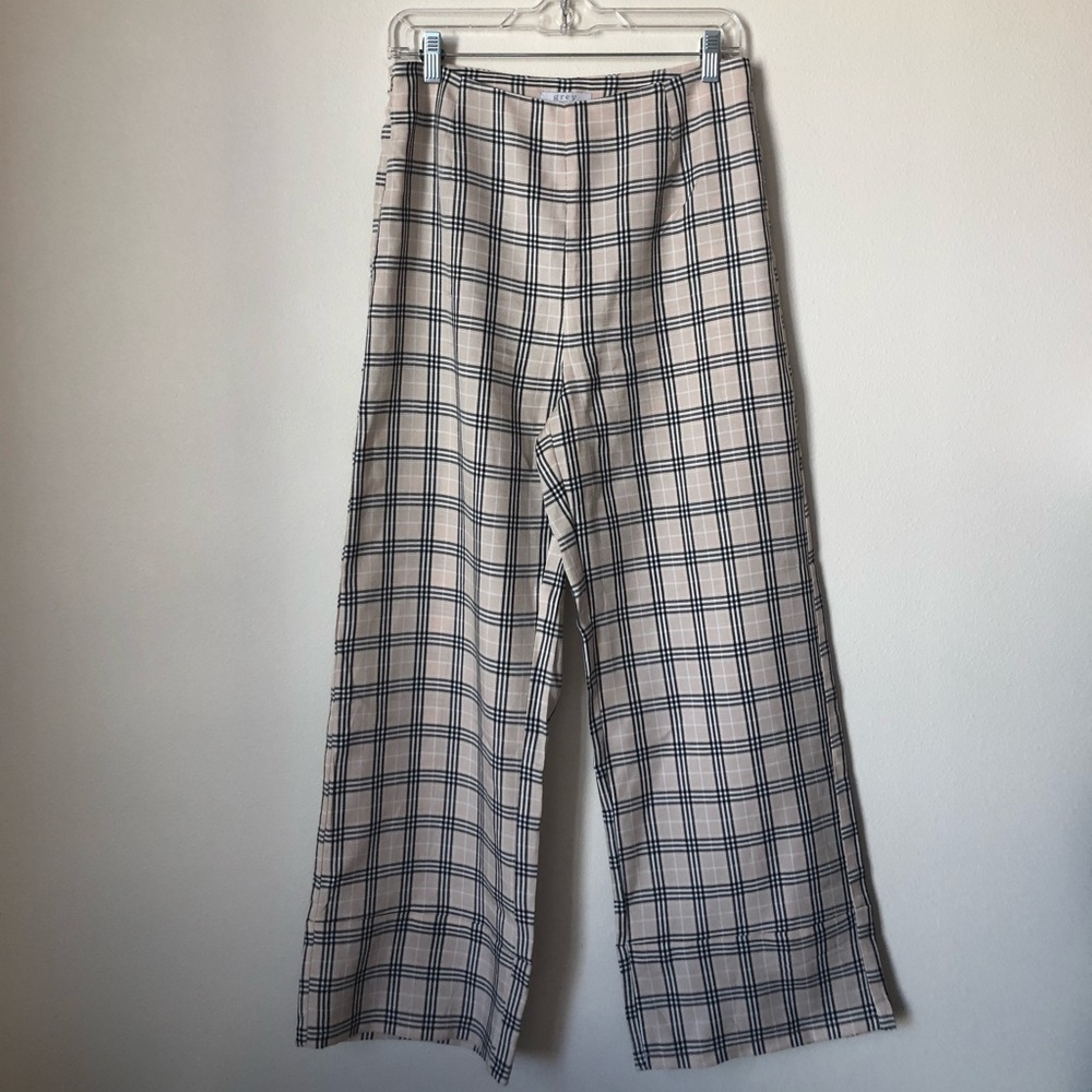 Grey Bandit Plaid Trousers